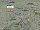 Odlet letu UAE 147, který neplánovan pistál v Praze kvli kolapsu cestující