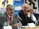 Karel Schwarzenberg, Pemysl Sobotka a Milo Zeman - debata prezidentských