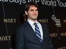 ELEGÁN. Roger Federer ped slavnostním veerem Turnaje mistr v Londýn.