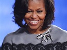 edé aty s ernou krajkou od Thoma Browneho si Michelle Obamová oblékla na...