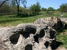 Detail Posvátného kamene, jedné z nejvtích záhad Rakouska