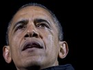 Barack Obama ukonil svoji kampa nezvykle emotivn (5. listopadu 2012)