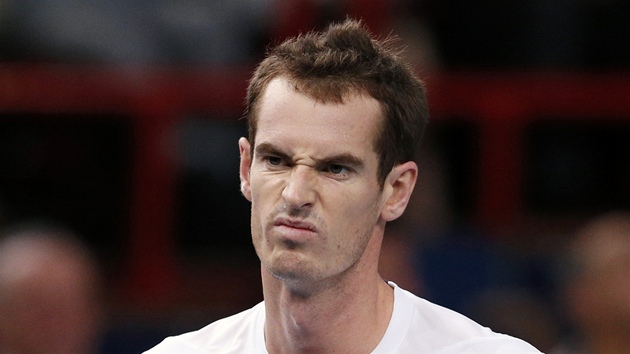 NESPOKOJENOST. Andy Murray na turnaji v Pai. 