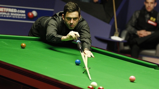 SNOOKEROV LEGENDA. Ronnie OSullivan na mistrovstv svta v roce 2012. 