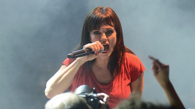 Marta Jandová mla koncert v SaSaZu (6. listopadu 2012).