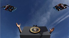 Americký prezident Barack Obama na pedvolebním mítinku v Las Vegas (2....