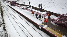 New York po boui Sandy zasáhla prudká vánice (8. listopadu 2012)