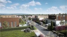 Parcely Rajský vrch se nacházejí na nejvy��ím bod� u stanice metra Rajská