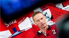 Dominik Ha�ek p�i videochatu se �tená�i iDNES.cz (1. listopadu 2012)