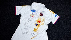Podepsané Fed Cupové tričko Andrey Hlaváčkové