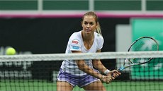PÁTÁ. Klára Zakopalová pomáhá českým tenistkám s přípravou na fedcupové finále.