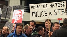 Protikomunistická demonstrace ve Zlín