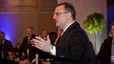 Staronový p�edseda ODS Petr Ne�as (4. listopadu 2012, Brno)