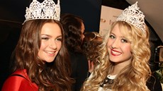 Miss Junior 2012 Tereza ehoová a loská vítzka soute Natálie Kotková