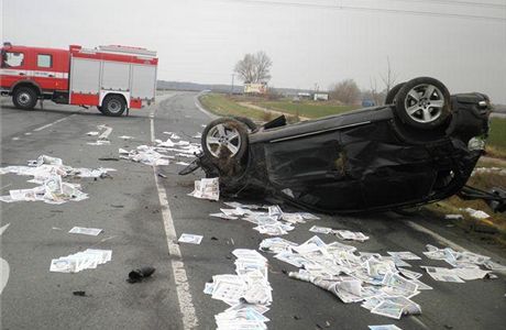 Tragická nehoda u Veltrub na Kolínsku