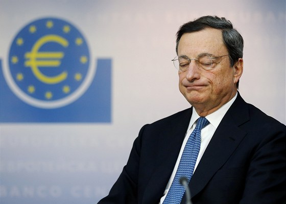 Preziden t ECB Mario Draghi; listopad 2012.