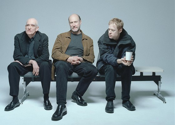 John Scofield Trio (zleva Steve Swallow, John Scofield, Bill Stewart)