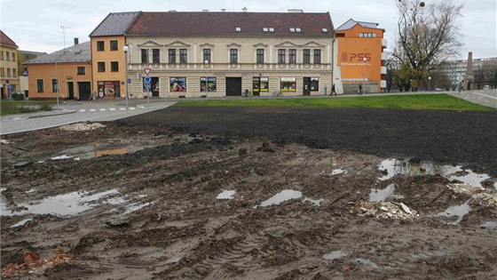Místo vykopávek kostela z dob Komenského v přerovské lokalitě Na Marku je kvůli
