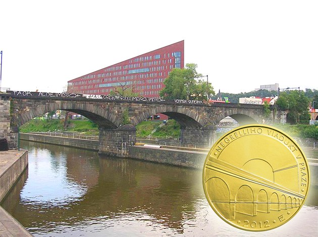 Negrelliho viadukt má vlastní minci.