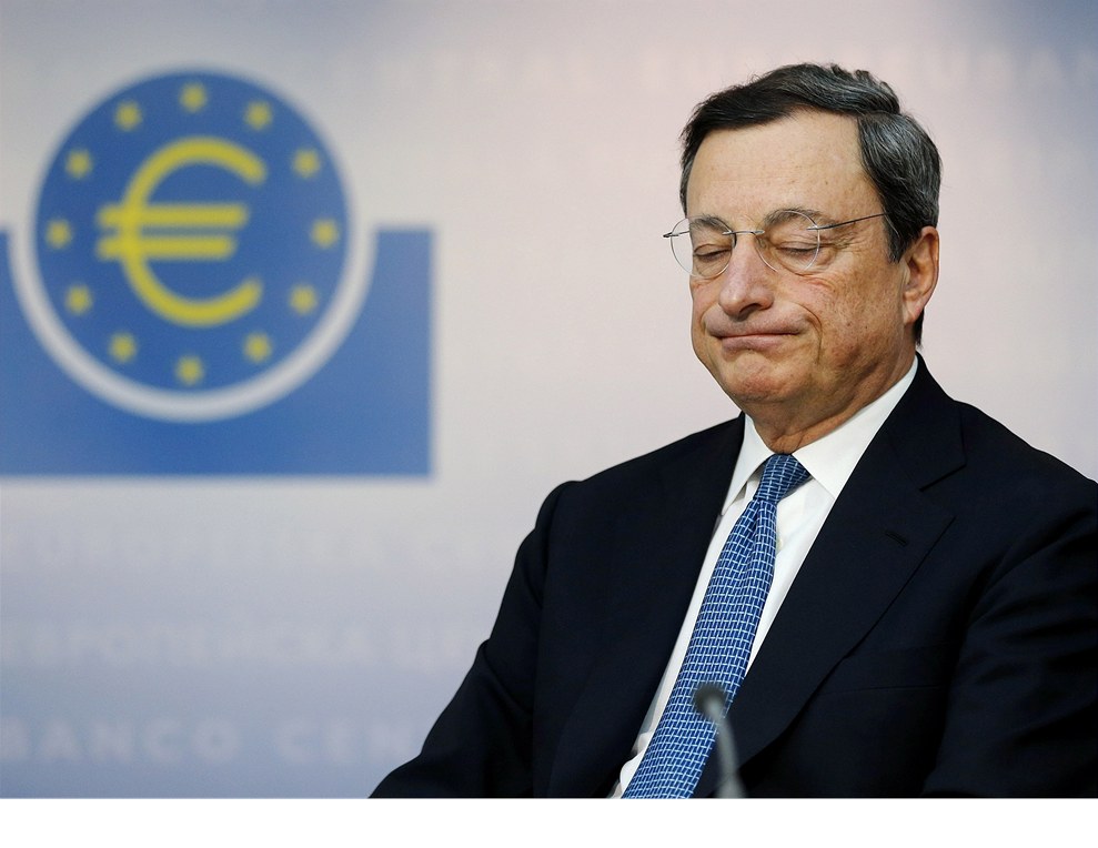 Preziden t ECB Mario Draghi; listopad 2012.