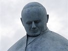 Opravená socha Jana Pavla II. v ím (19. listopadu 2012)