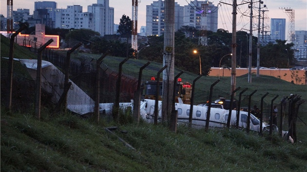 Nehoda mal cessny na letiti Congonhas v brazillskm sao Paulu (11. listopadu 2012)