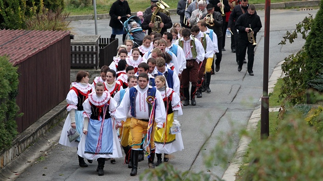 Martinsk hody a krojovan prvod v Kralicch nad Oslavou.