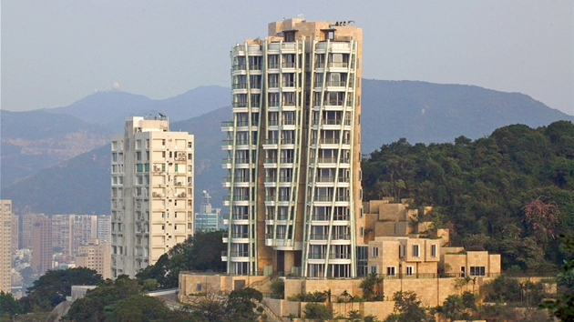 Budova architekta Franka Gehryho v Hongkongu