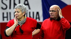 Rodie Radka tpánka proívají rozhodující zápas Davisova poháru, ve kterém...