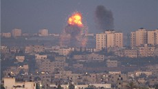 Exploze v palestinské Gaze nedaleko hranic s Izraelem