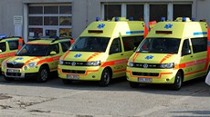 Nové sanitky záchranné slu�by Plze�ského kraje. 