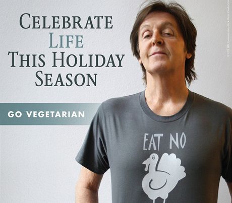 Nejezte krocany, nabádá vegetarián Paul McCartney.