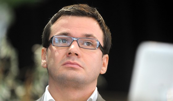 Ond�ej Li�ka na sjezdu Strany zelených.