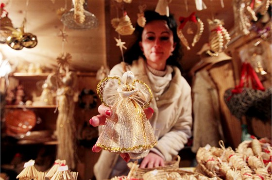 Na vánoních trzích v Brn bude ve srovnání s loským rokem chybt 30 stánk. Ilustraní snímek
