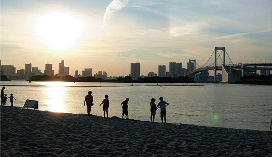 Panorama z ostrova Odaiba