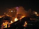 Noní nálety izraelské armády na Pásmo Gazy  (21. listopadu 2012)