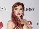 Lindsay Lohanová na premiée filmu Liz & Dick