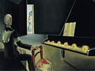 Salvador Dalí: Hallucination partielle. Six images de Lénine sur un piano