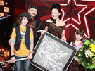 Lucie Bílá s rodinou Andreje Kampfa 