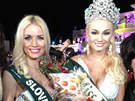 eka Tereza Fajksová a Slovenka Martina Greová na Miss Earth 2012
