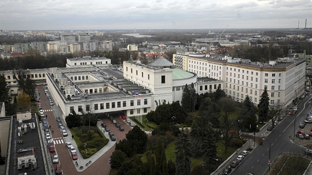 Pohled na budovu polského parlamentu ve Varšavě. Archivní snímek