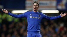 CO JE? Fernando Torres, útoník Chelsea, se v zápase proti Fulhamu roziluje na