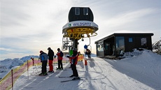 Wildspitz, nejvyí bod stediska (3 212 m).