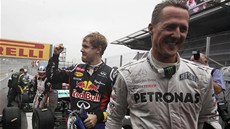 OPOUŠTÍ JE S HUMOREM. Michael Schumacher odchází z dráhy po svém posledním