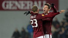 SPAR�ANSKÉ MLÁDÍ. Spar�an�tí mladíci Ladislav Krej�í a Tomá� P�ikryl (vpravo)