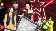 Lucie Bílá s rodinou Andreje Kampfa 