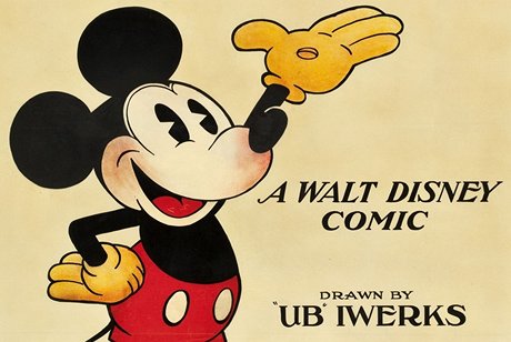 Nejstarí dochovaný filmový plakát s Myákem Mickeym.