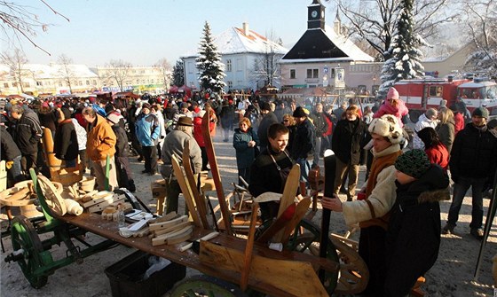 Tradiní jarmek ve Valaských Kloboukách. (4. prosince 2010)