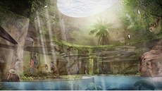 Vítzný návrh na pestavbu pavilonu velkých savc na nový pavilon Amazonie -...