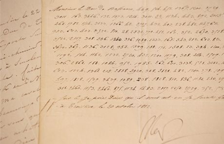 Napoleonv ifrovaný dopis z neúspného taení do Ruska byl prodán za zhruba